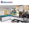 Nội thất nhà bếp chữ L hiện đại