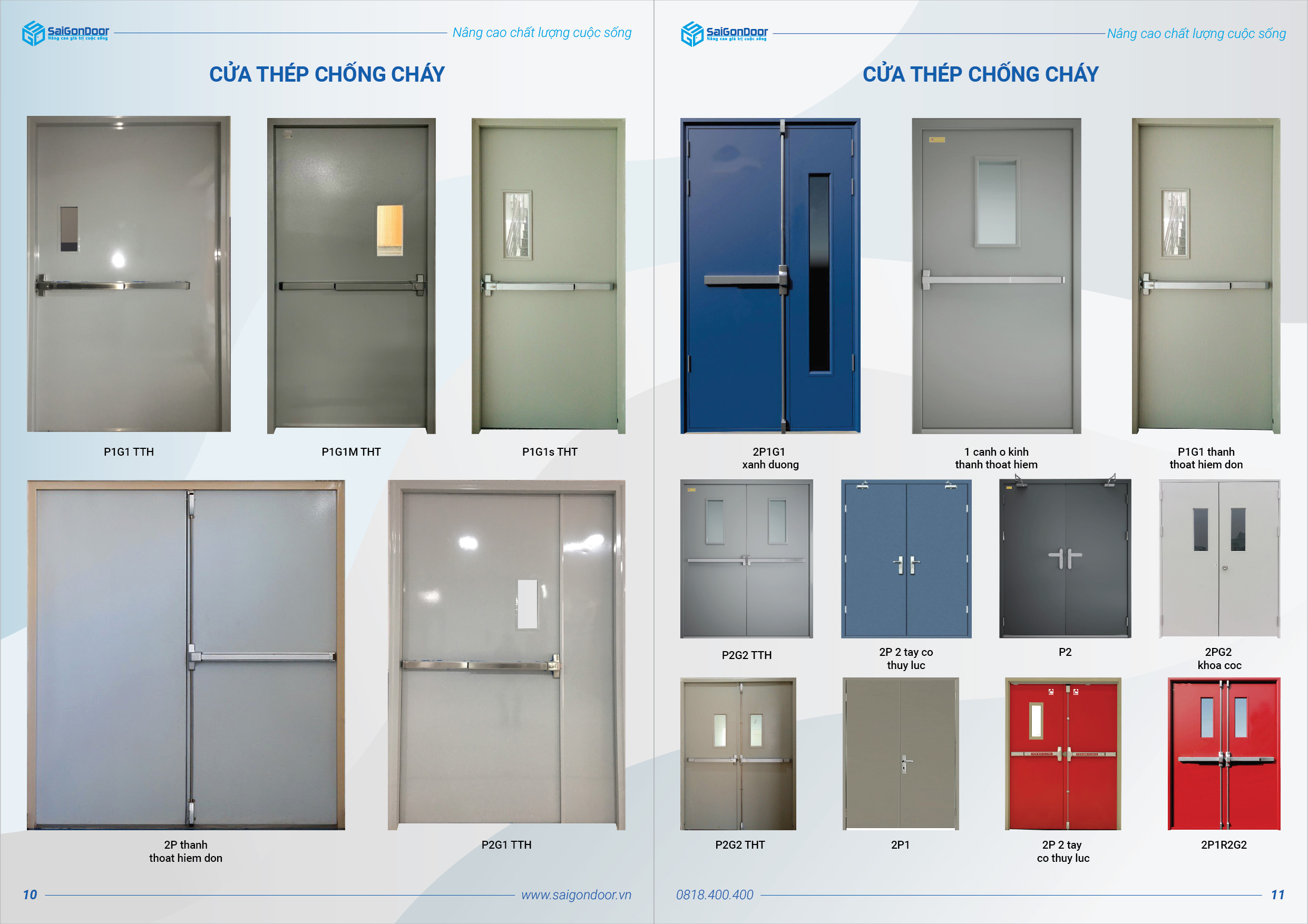 Catalog cửa thép chống cháy Catalog cửa thép chống cháy