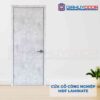 Cửa gỗ công nghiệp MDF Laminate P1 van kem