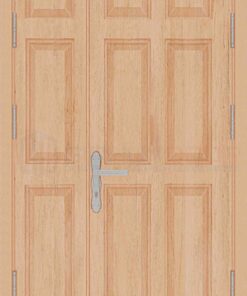 Cửa gỗ công nghiệp HDF Veneer 2 canh 9A Oak (2)