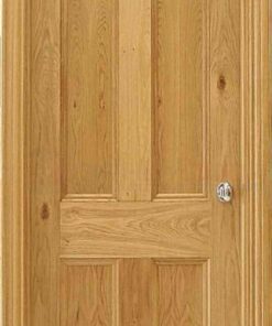 Cửa gỗ tự nhiên 4A soi