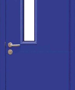 Cửa thép chống cháy P1G1 xanh dương