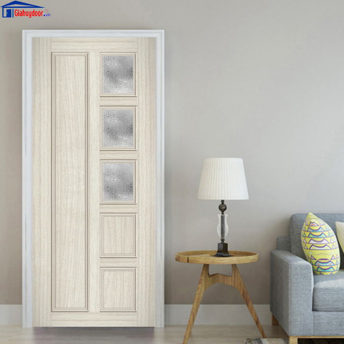 SGD NG-G30 Cửa nhựa gỗ ghép thanh GHD NG-G30
