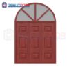 Cửa thép vân gỗ dạng vòm TVGVom-SGD-4
