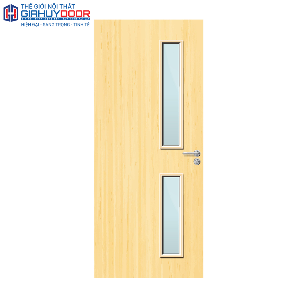 Cửa thép chống cháy P1G1 có 2 khung kính chống cháy