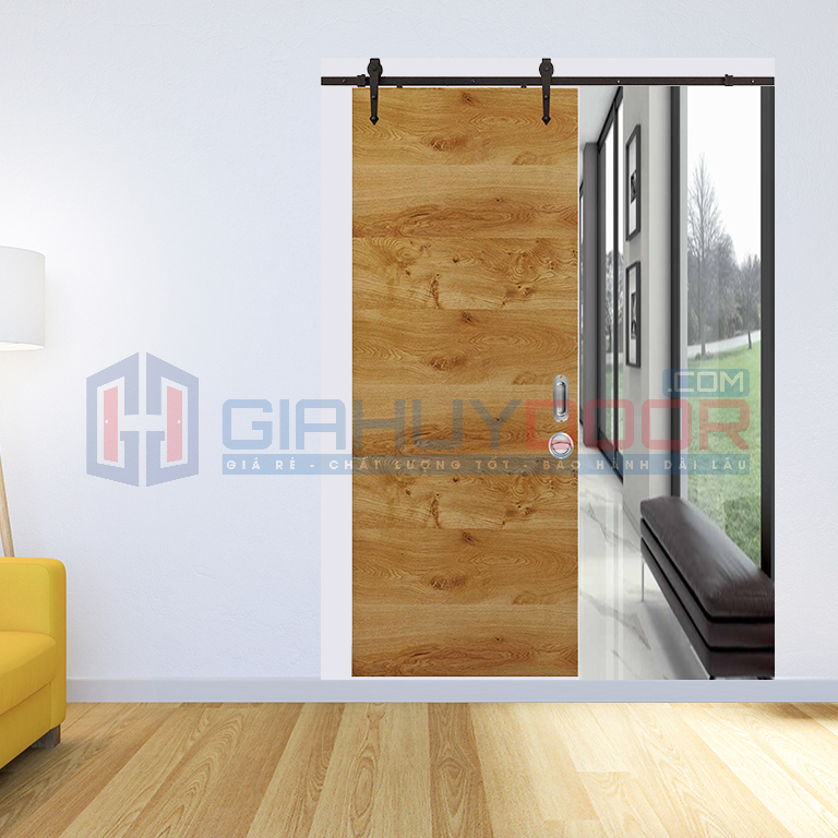 Cửa gỗ công nghiệp TP HCM loại MDF Veneer có chất lượng tốt