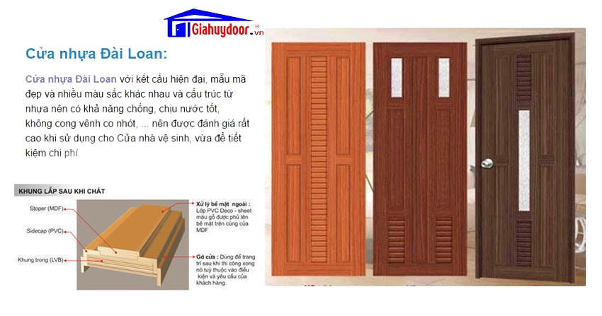 cửa nhựa Đài Loan cao cấp tại Hồ Chí Minh 0834.715.715