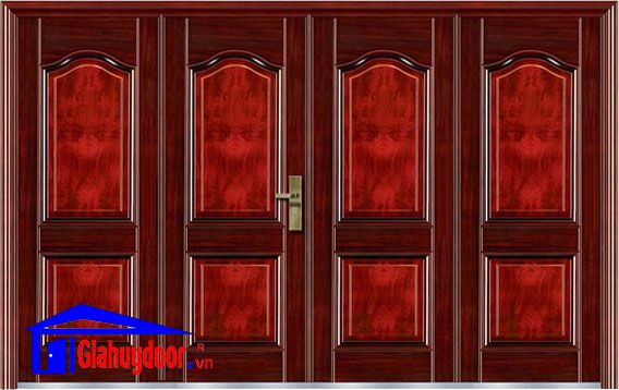 Cừa thép vân gỗ tại hồ chí minh