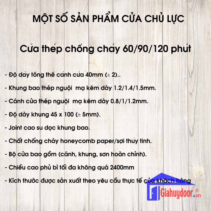 TIÊU CHUẨN KỸ THUẬT SẢN PHẨM CÔNG TY WIN QUY ĐỊNH BẢO HÀNH THƯƠNG HIỆU-GIA HUY DOOR