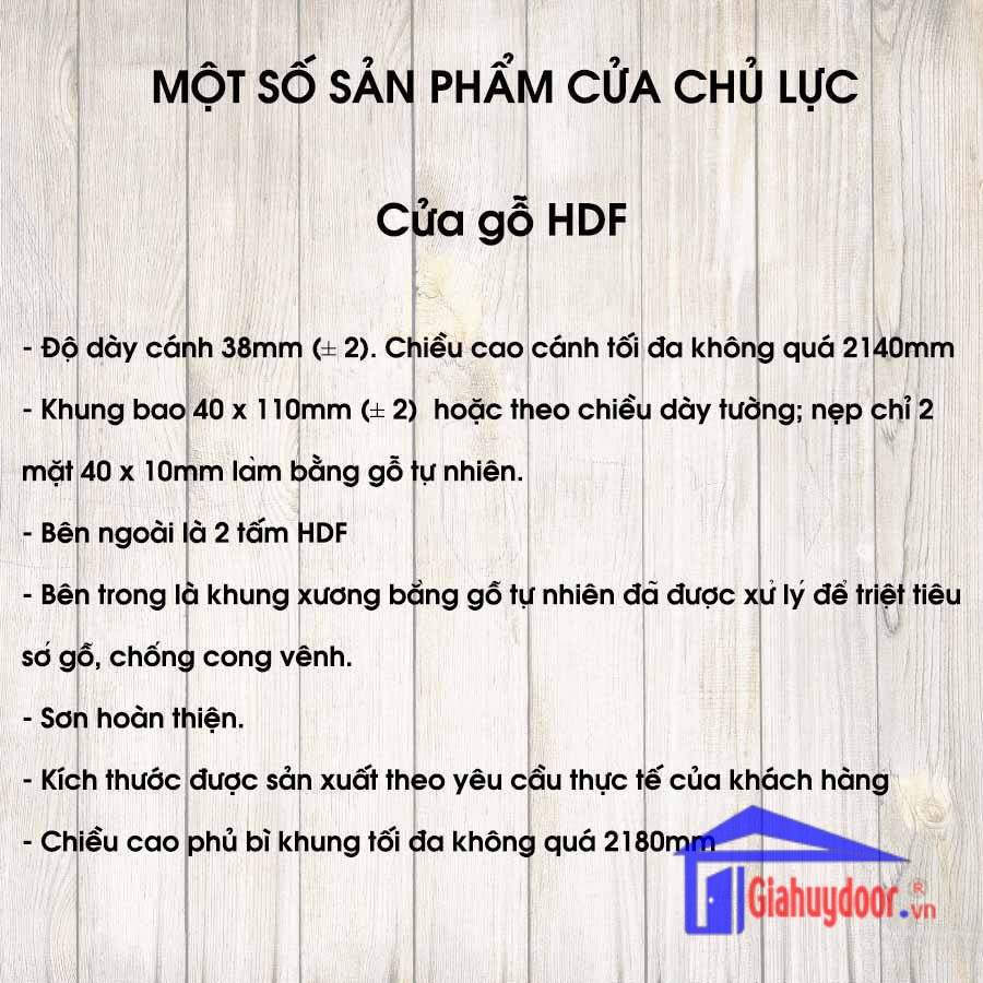 TIÊU CHUẨN KỸ THUẬT SẢN PHẨM CÔNG TY WIN QUY ĐỊNH BẢO HÀNH THƯƠNG HIỆU-GIA HUY DOOR