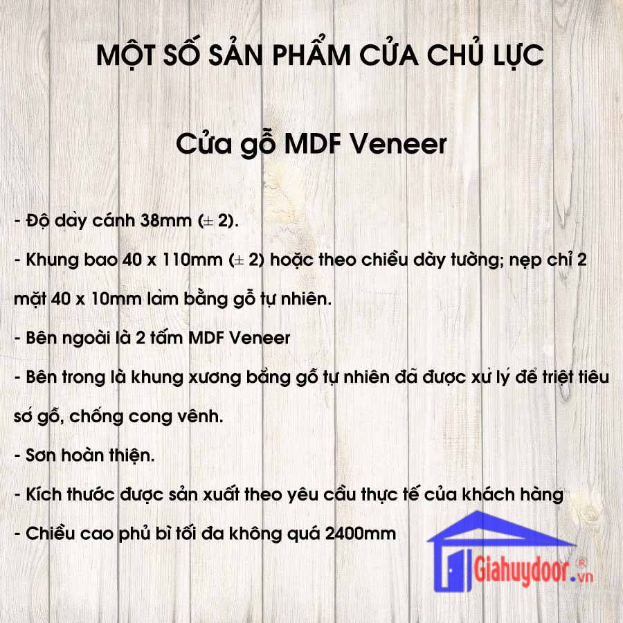 TIÊU CHUẨN KỸ THUẬT SẢN PHẨM CÔNG TY WIN QUY ĐỊNH BẢO HÀNH THƯƠNG HIỆU-GIA HUY DOOR