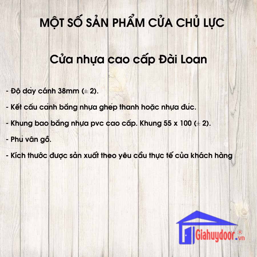 TIÊU CHUẨN KỸ THUẬT SẢN PHẨM CÔNG TY WIN QUY ĐỊNH BẢO HÀNH THƯƠNG HIỆU-GIA HUY DOOR